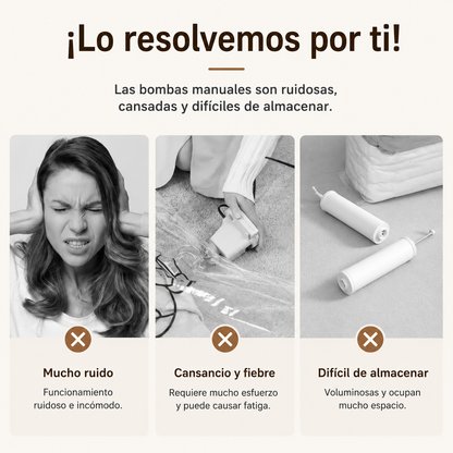 Aspiradora para bolsas de vacío