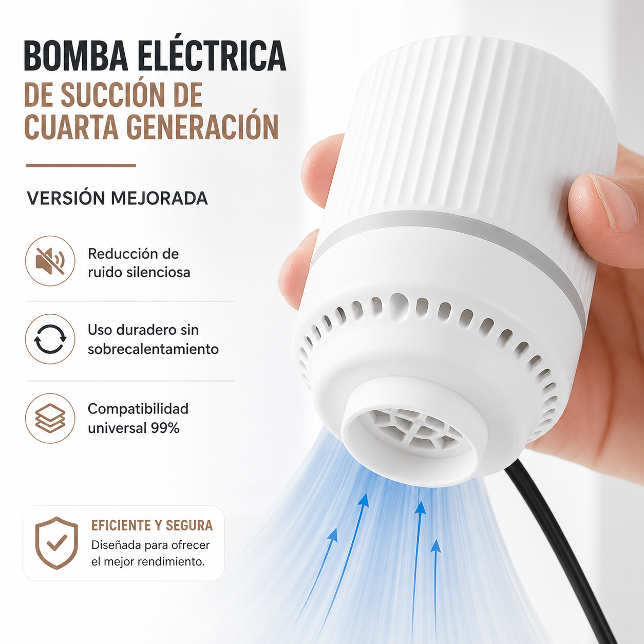 Aspiradora para bolsas de vacío
