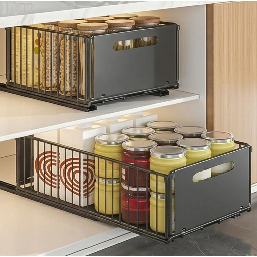 Cajones organizadores para cocina.