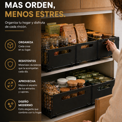 Cajones organizadores para cocina.